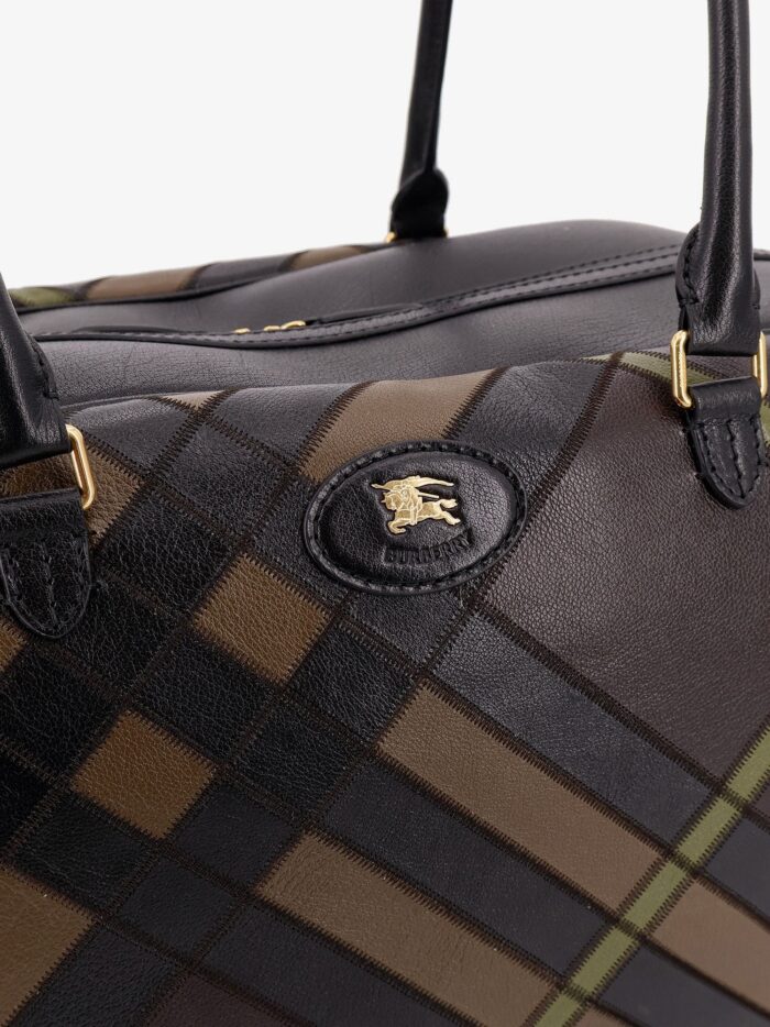 Burberry Bowling Highlands Extra Large Leather Bag