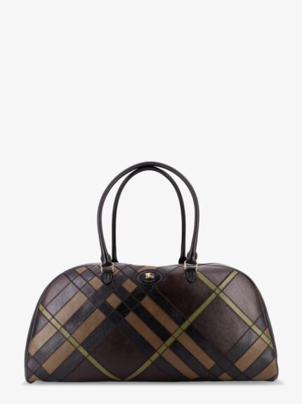Burberry Bowling Highlands Extra Large Leather Bag