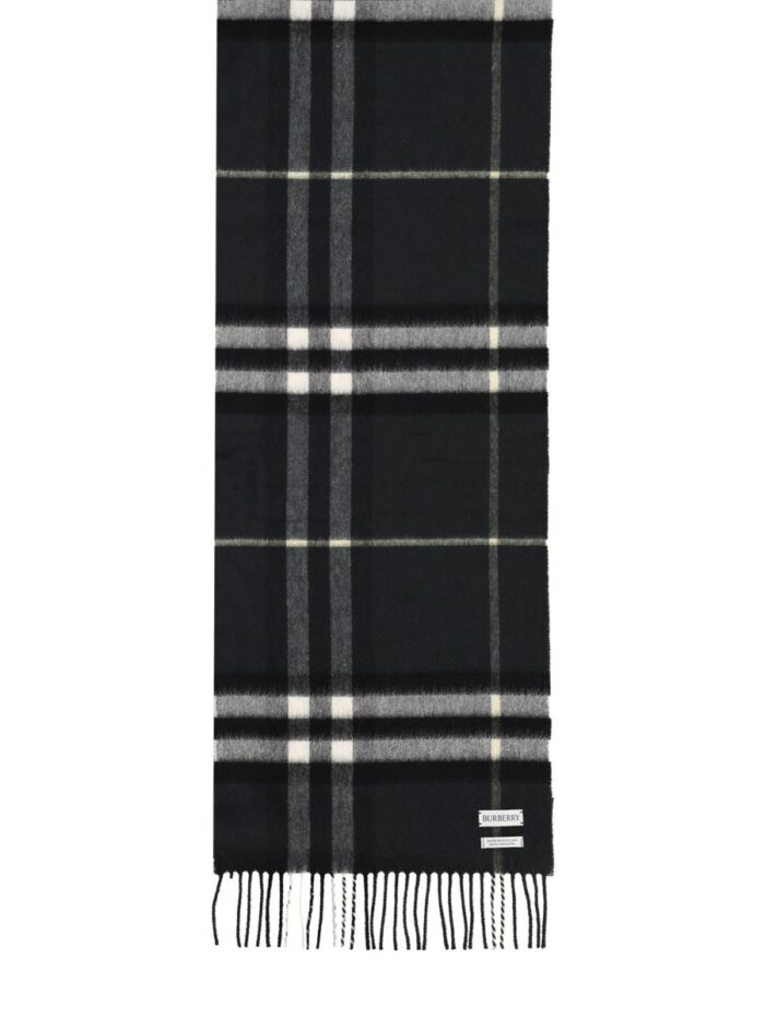 burberry cashmere check scarf Burberry CASHMERE CHECK SCARF