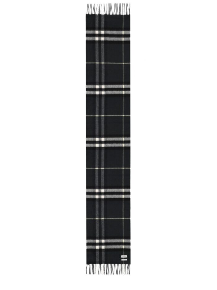 burberry cashmere check scarf Burberry CASHMERE CHECK SCARF