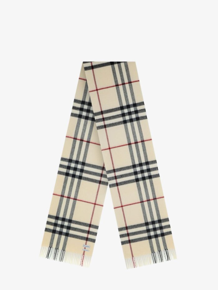 Burberry Cashmere Scarf With Giant Check Motif