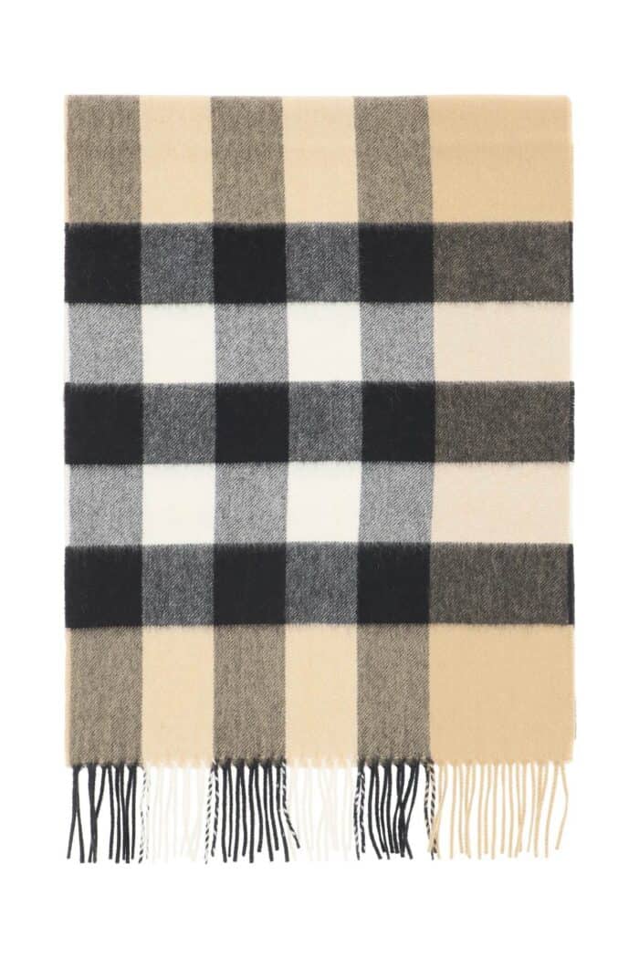 BURBERRY Cashmere Tartan Scarf