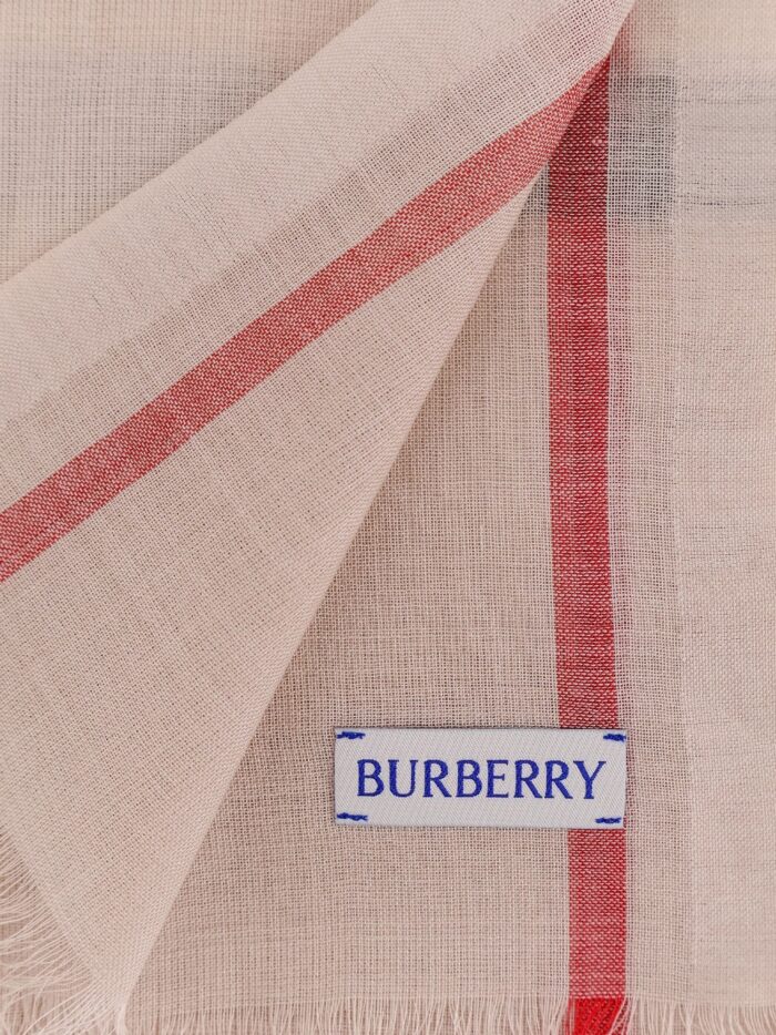 Burberry Certified Wool And Silk Scarf