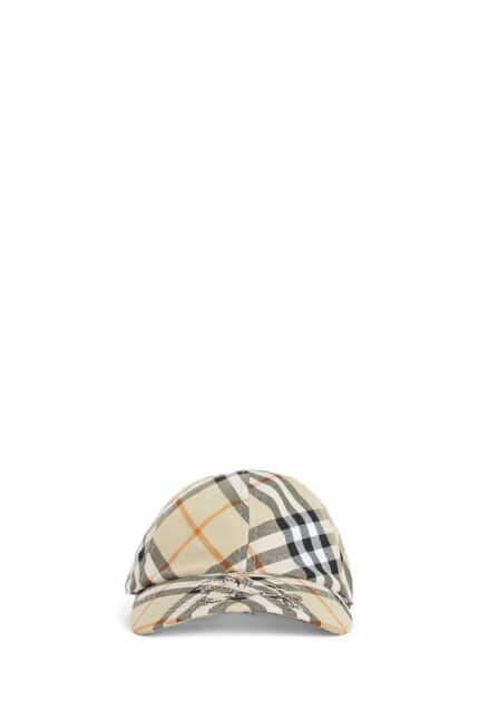 BURBERRY Check Baseball Cap