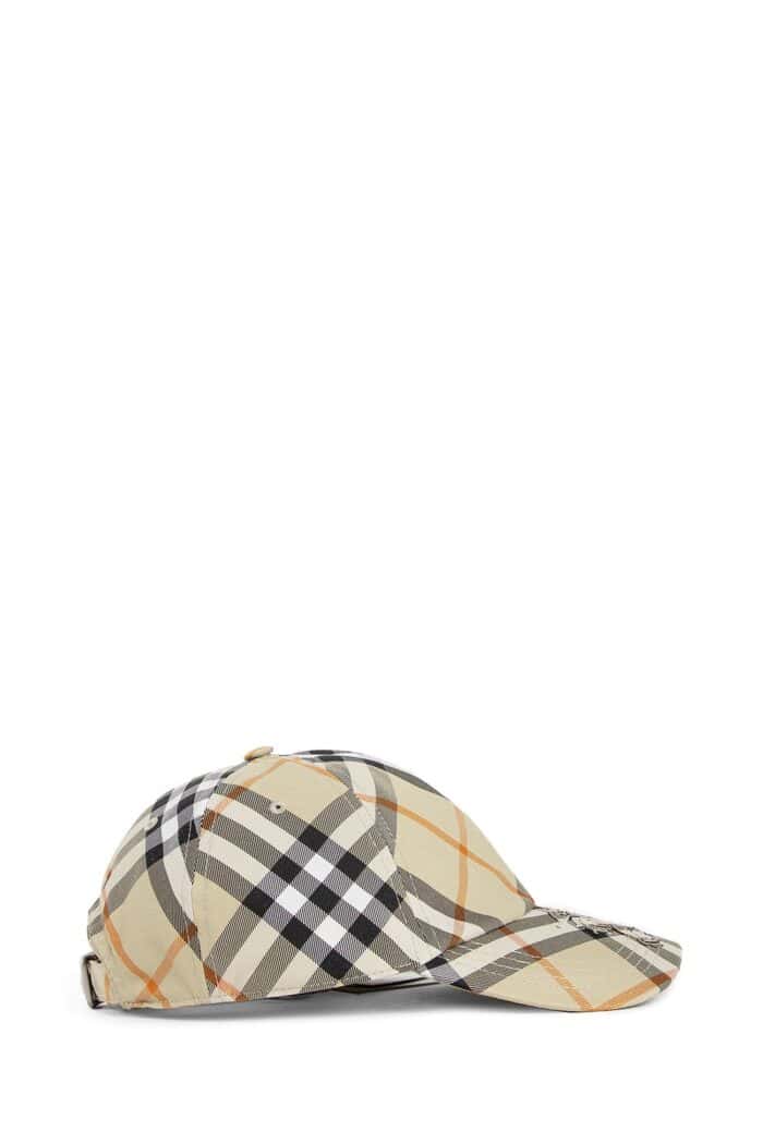 BURBERRY Check Baseball Cap