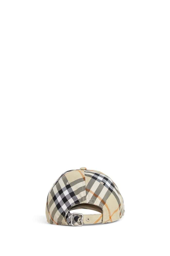 BURBERRY Check Baseball Cap