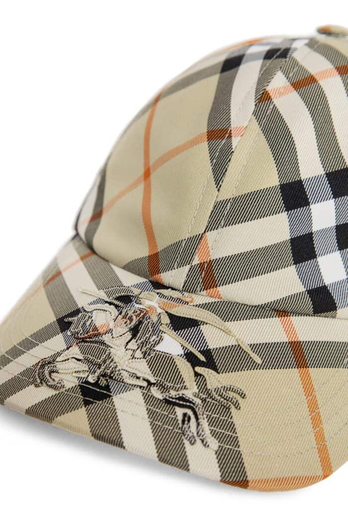 BURBERRY Check Baseball Cap