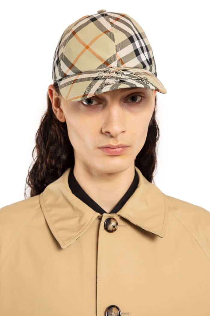 BURBERRY Check Baseball Cap