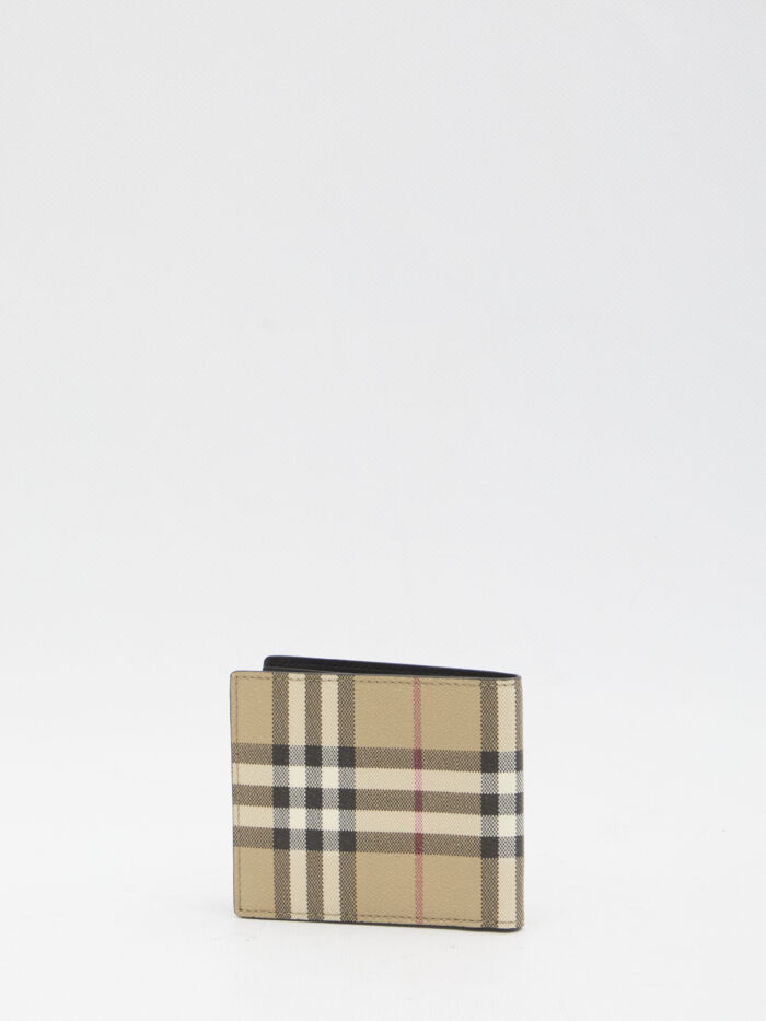 Burberry Check book wallet