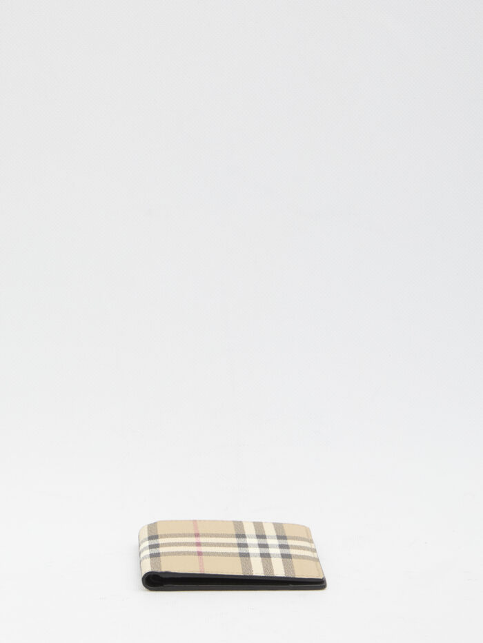 Burberry Check book wallet