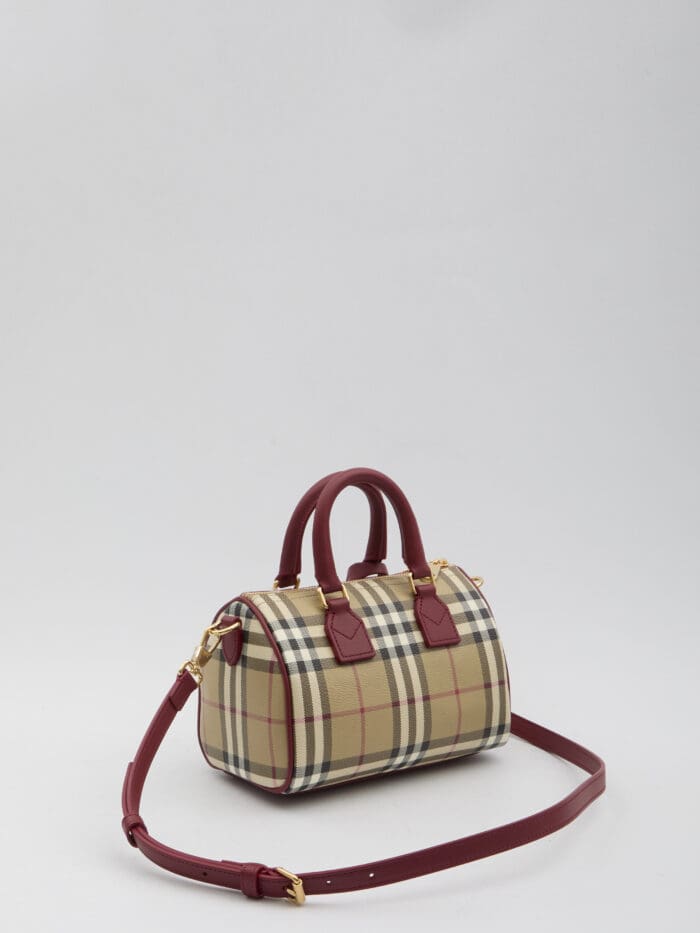 Burberry Check bowling bag mini