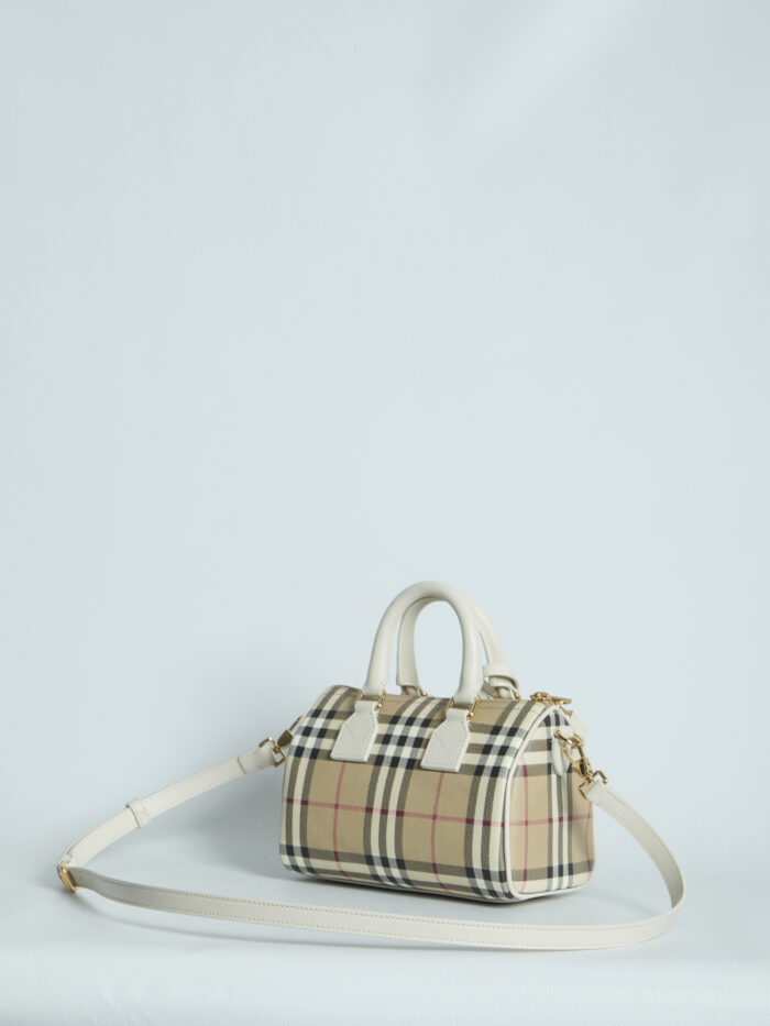 Burberry Check bowling bag mini