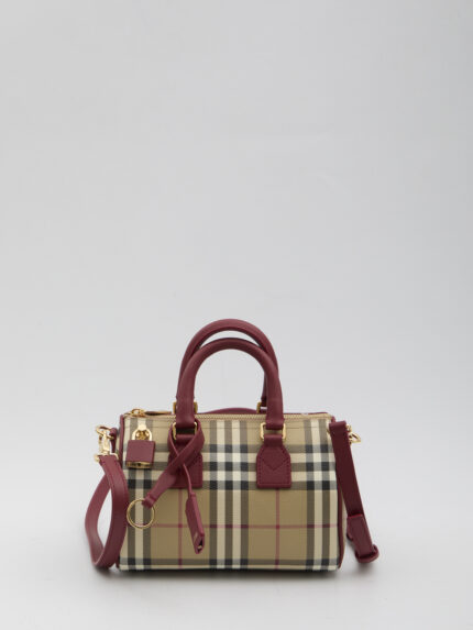 Burberry Check bowling bag mini