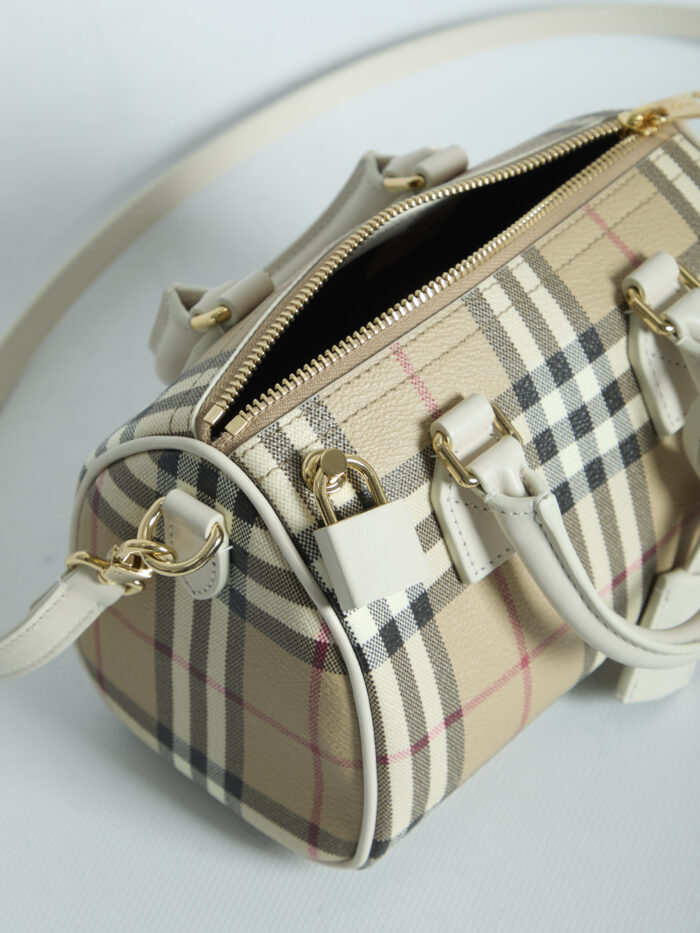 Burberry Check bowling bag mini