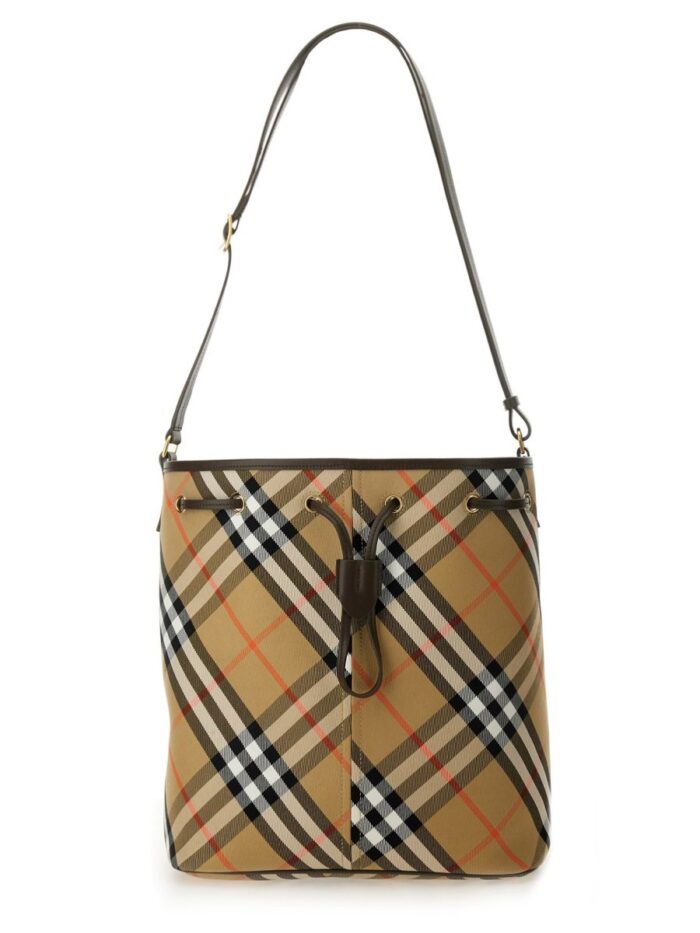 Burberry CHECK BUCKET BAG