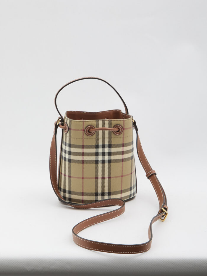 Burberry Check bucket bag mini
