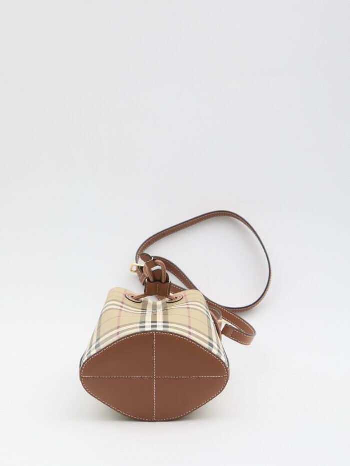 Burberry Check bucket bag mini