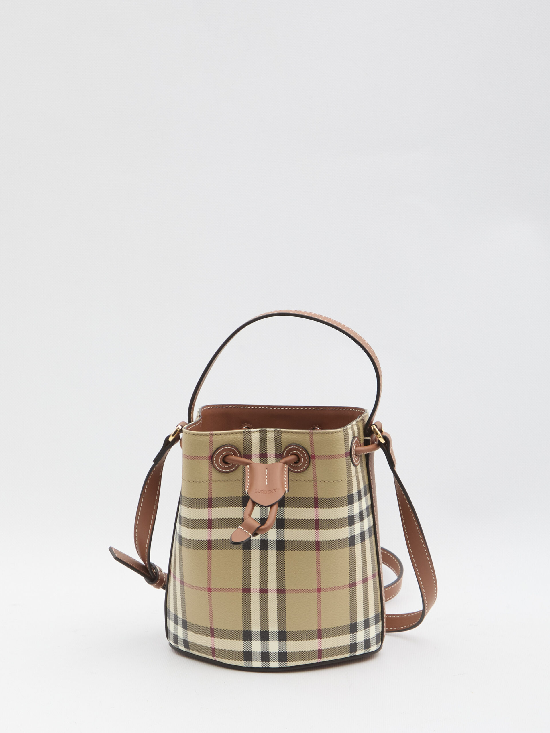 Burberry Check bucket bag mini