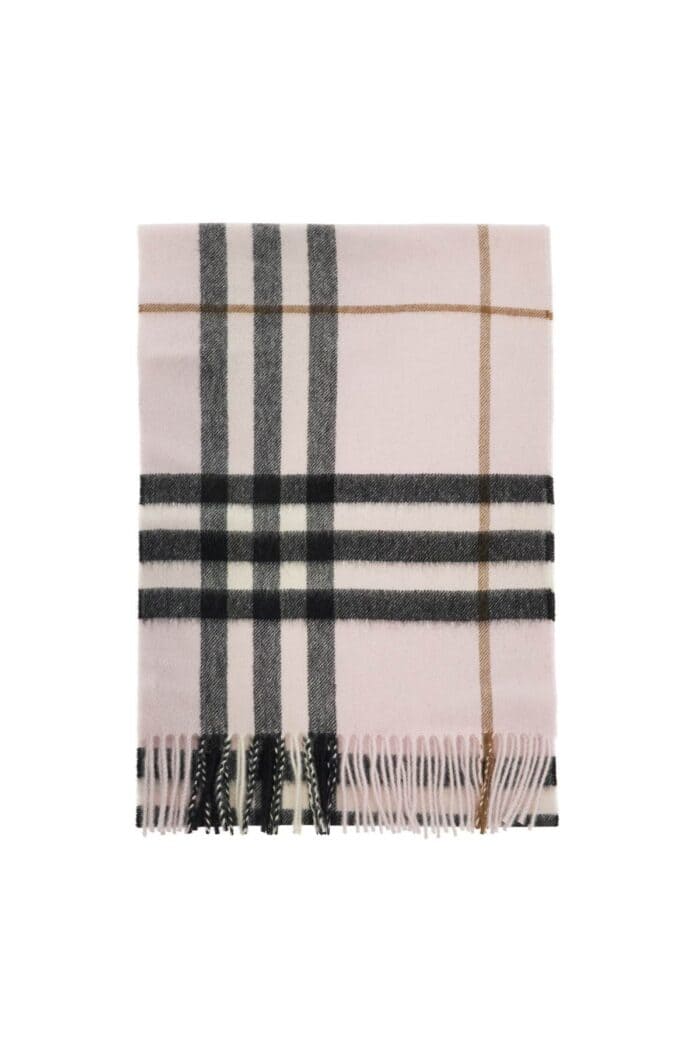 BURBERRY Check Cashmere Scarf