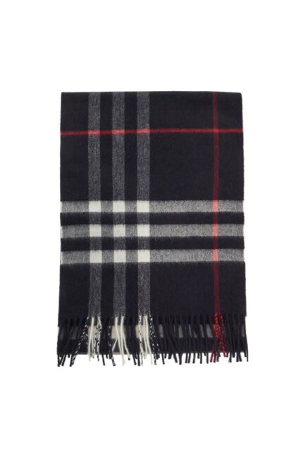 BURBERRY Check Cashmere Scarf