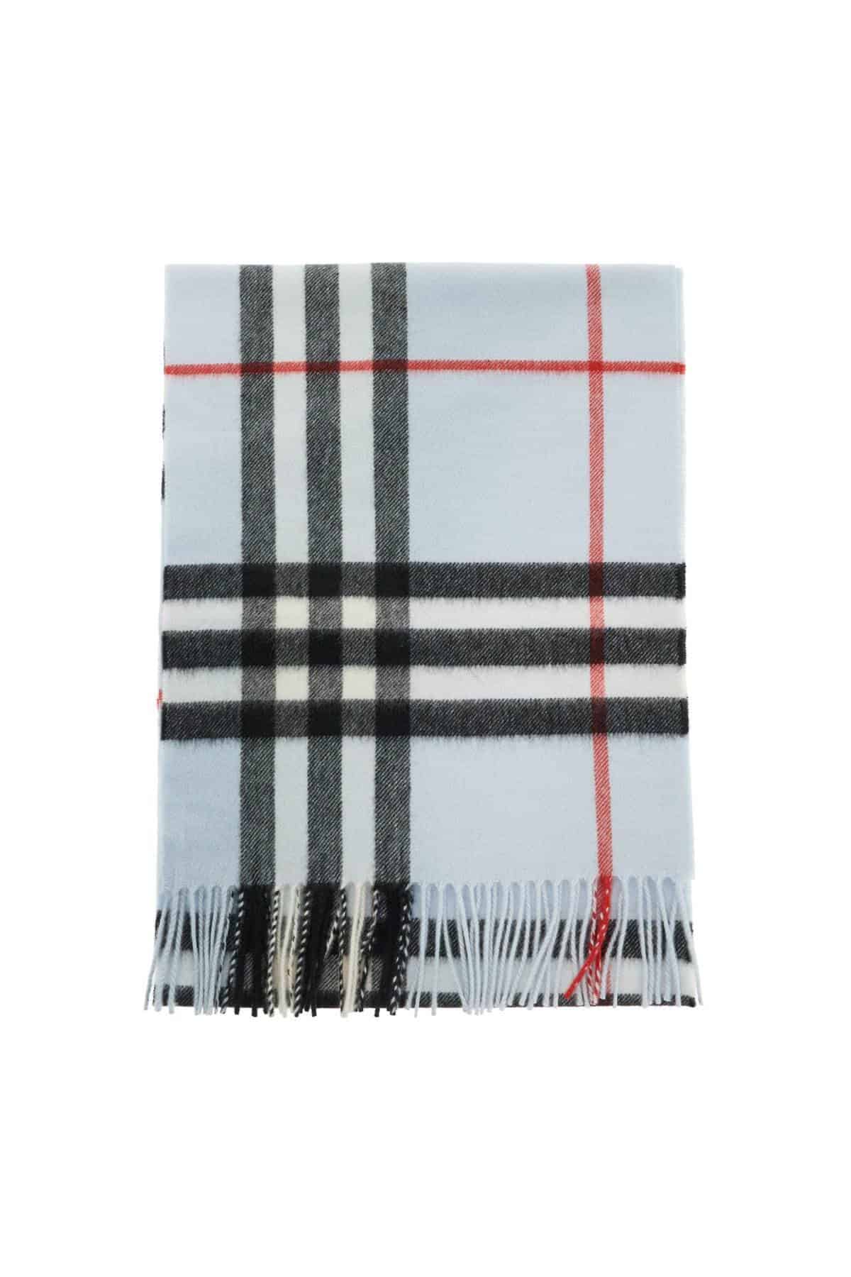 BURBERRY Check Cashmere Scarf