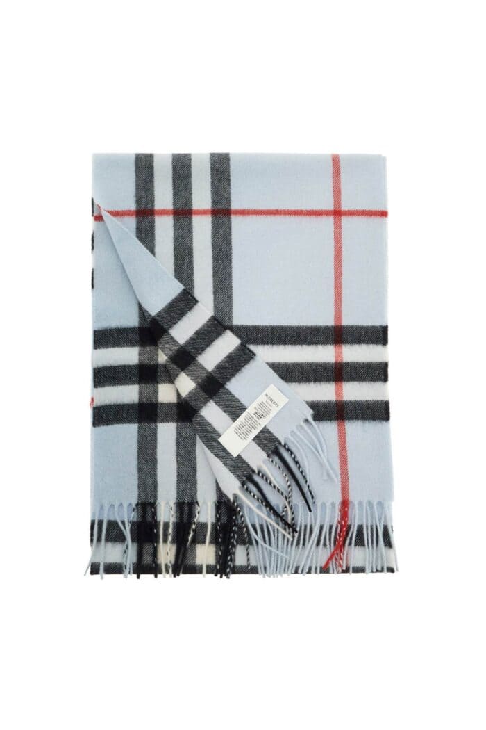 BURBERRY Check Cashmere Scarf