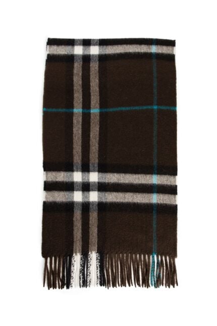 BURBERRY Check Cashmere Scarf