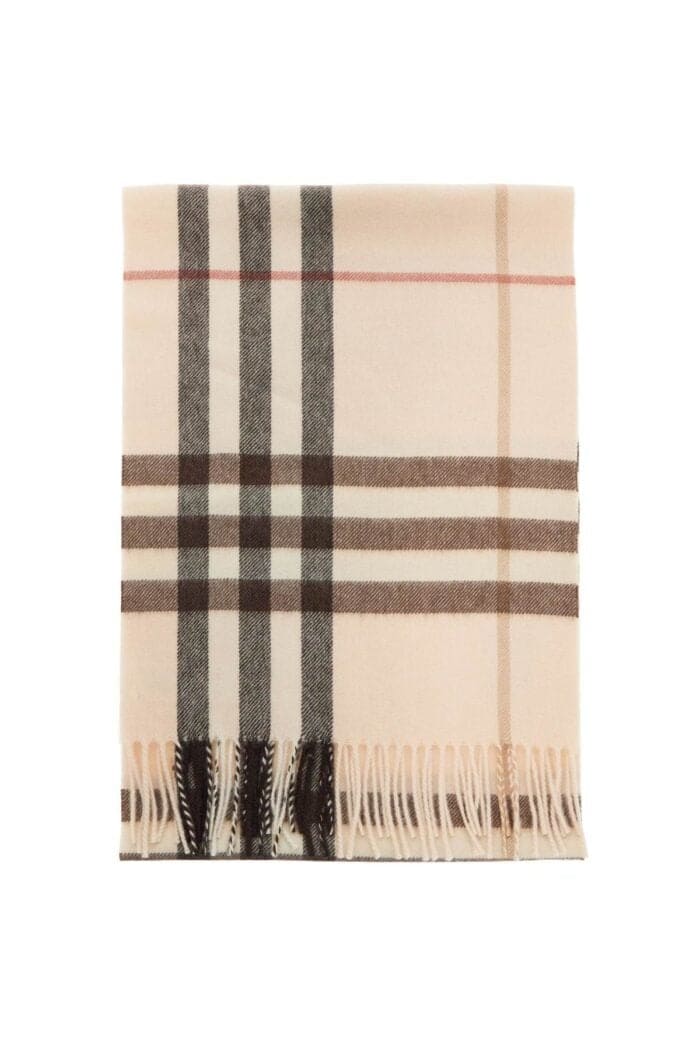 BURBERRY Check Cashmere Scarf