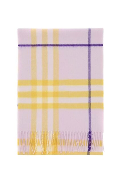 BURBERRY Check Cashmere Scarf