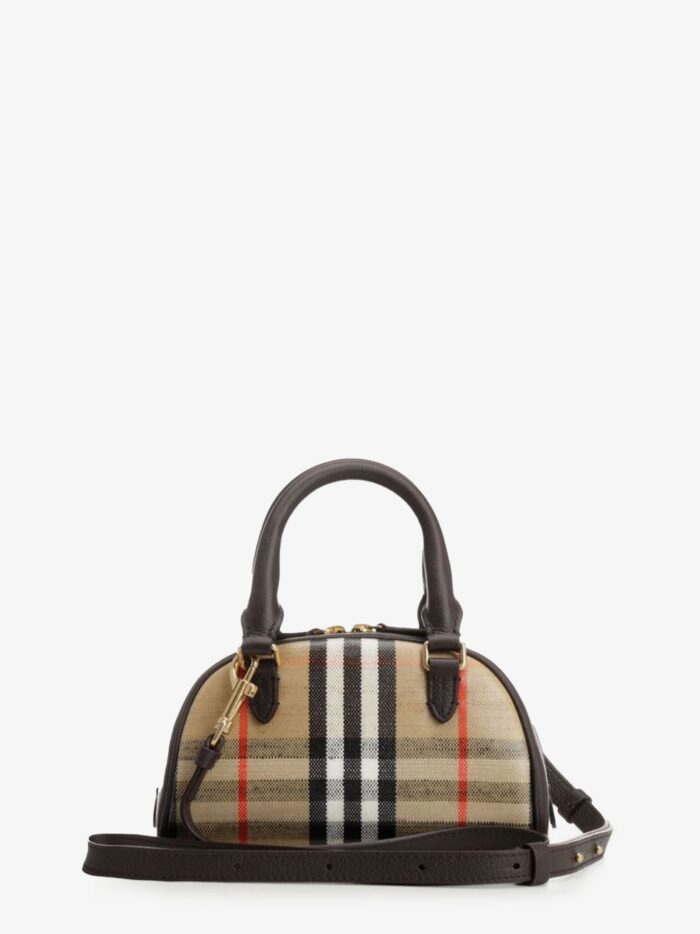 Burberry Check Coated Canvas Shoulder Bag