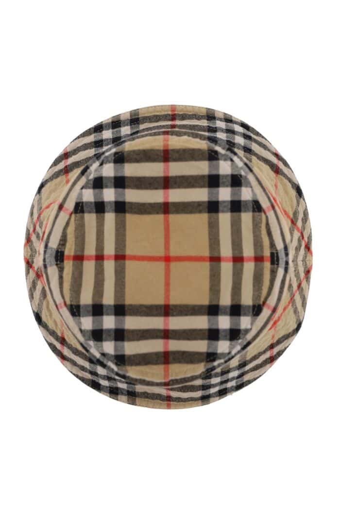 Burberry Check Cotton Bucket Hat