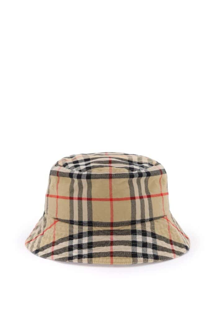 Burberry Check Cotton Bucket Hat