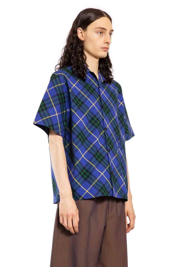 BURBERRY Check Cotton Shirt