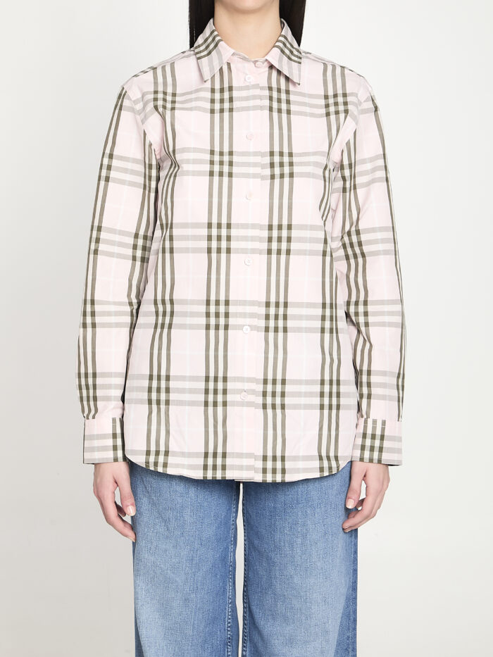 Burberry Check cotton shirt