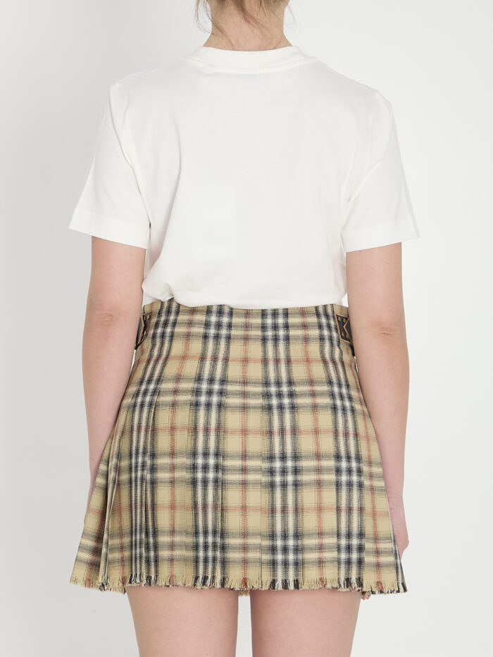 Burberry Check cotton t-shirt