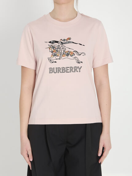 Burberry Check cotton t-shirt