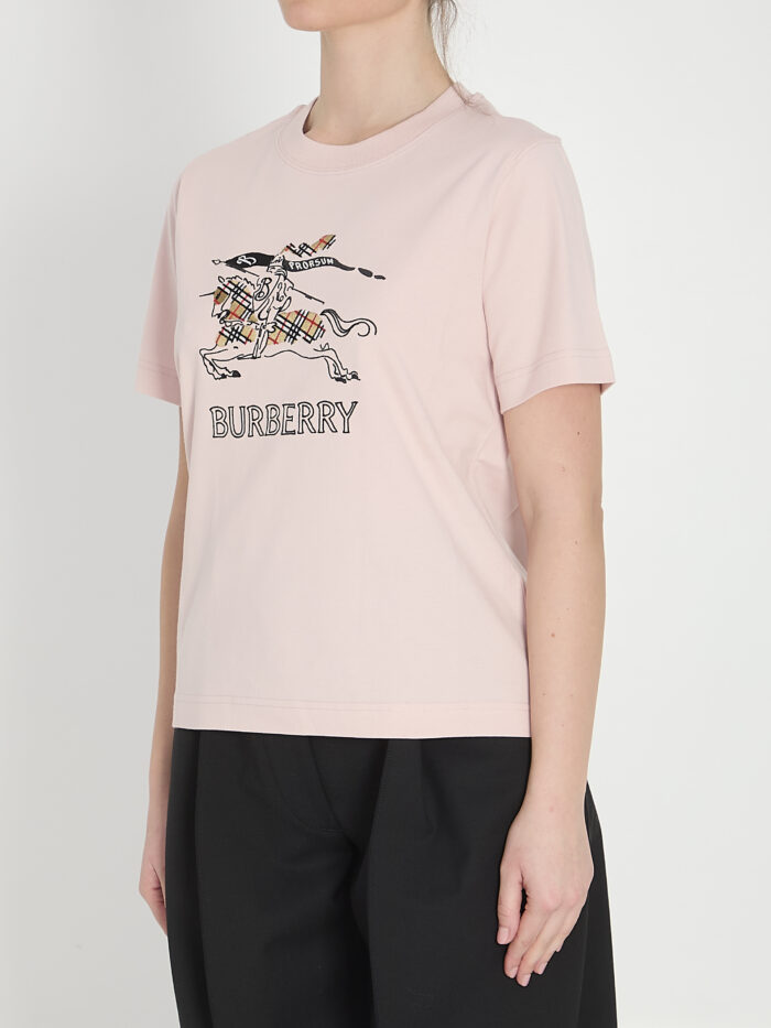 Burberry Check cotton t-shirt