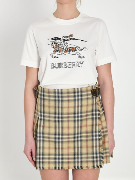 Burberry Check cotton t-shirt