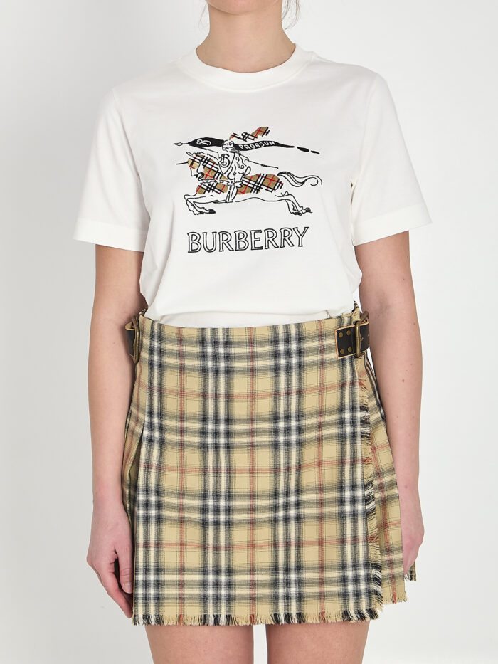 Burberry Check cotton t-shirt
