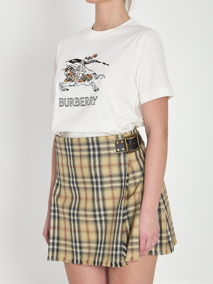 Burberry Check cotton t-shirt