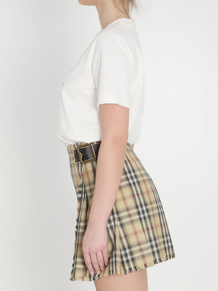 Burberry Check cotton t-shirt