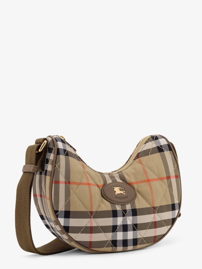 Burberry Check Fabric Shoulder Bag
