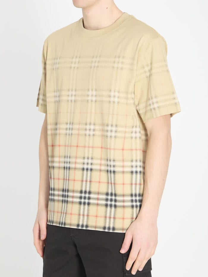 Burberry Check fade cotton T-shirt