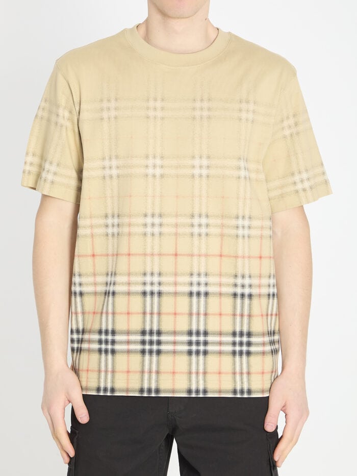 Burberry Check fade cotton T-shirt