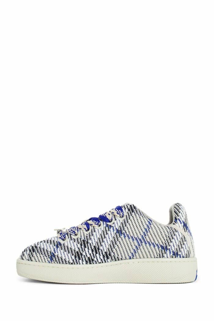 BURBERRY Check Knit Box Sneakers