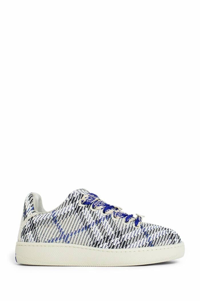 BURBERRY Check Knit Box Sneakers