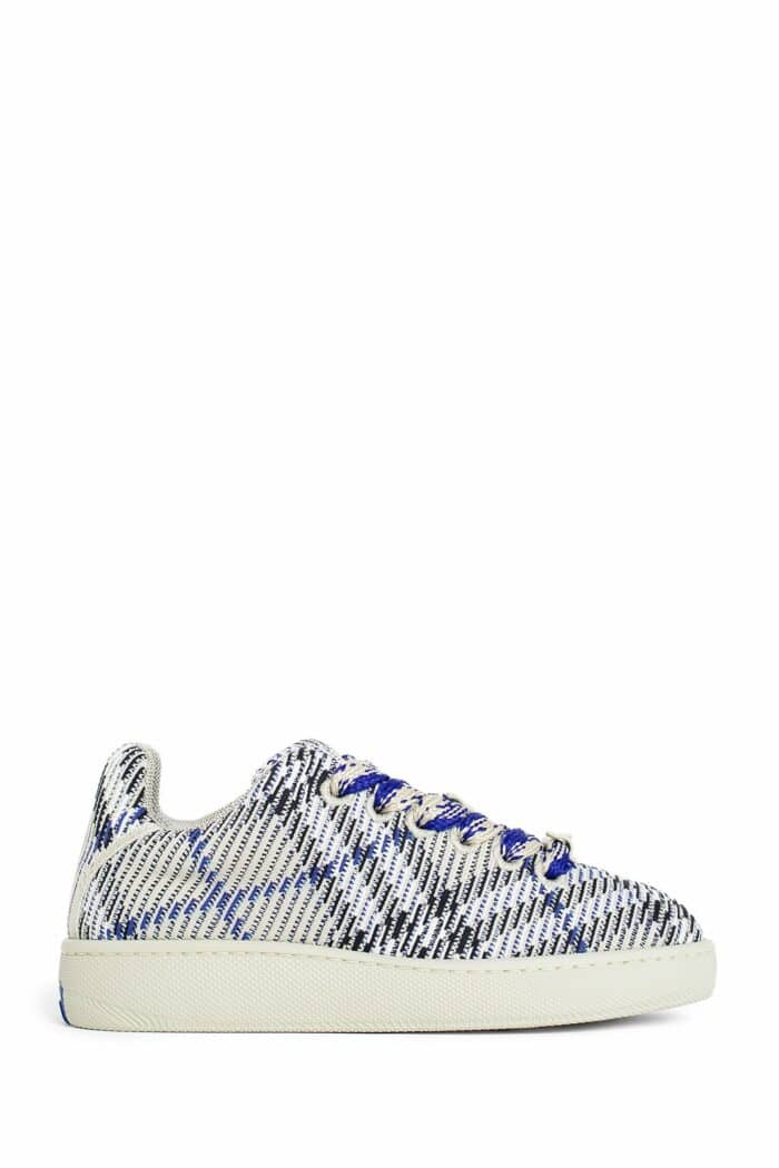 BURBERRY Check Knit Box Sneakers