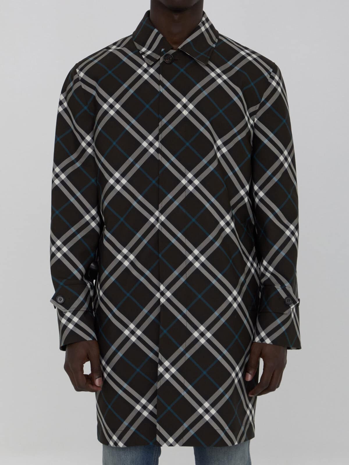 Burberry Check medium trench coat