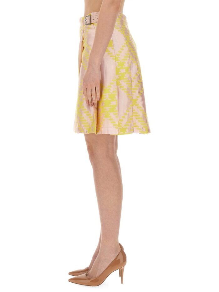 Burberry CHECK PATTERN SKIRT