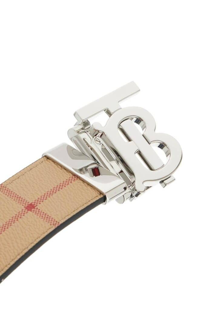 BURBERRY Check Reversibile Belt